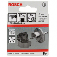 BOSCH Set de 8 carote pentru lemn 25-68mm..